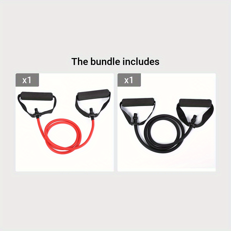 Single-Bar Resistance Band, Home Gym Elastic Pull Rope for Fitness Training