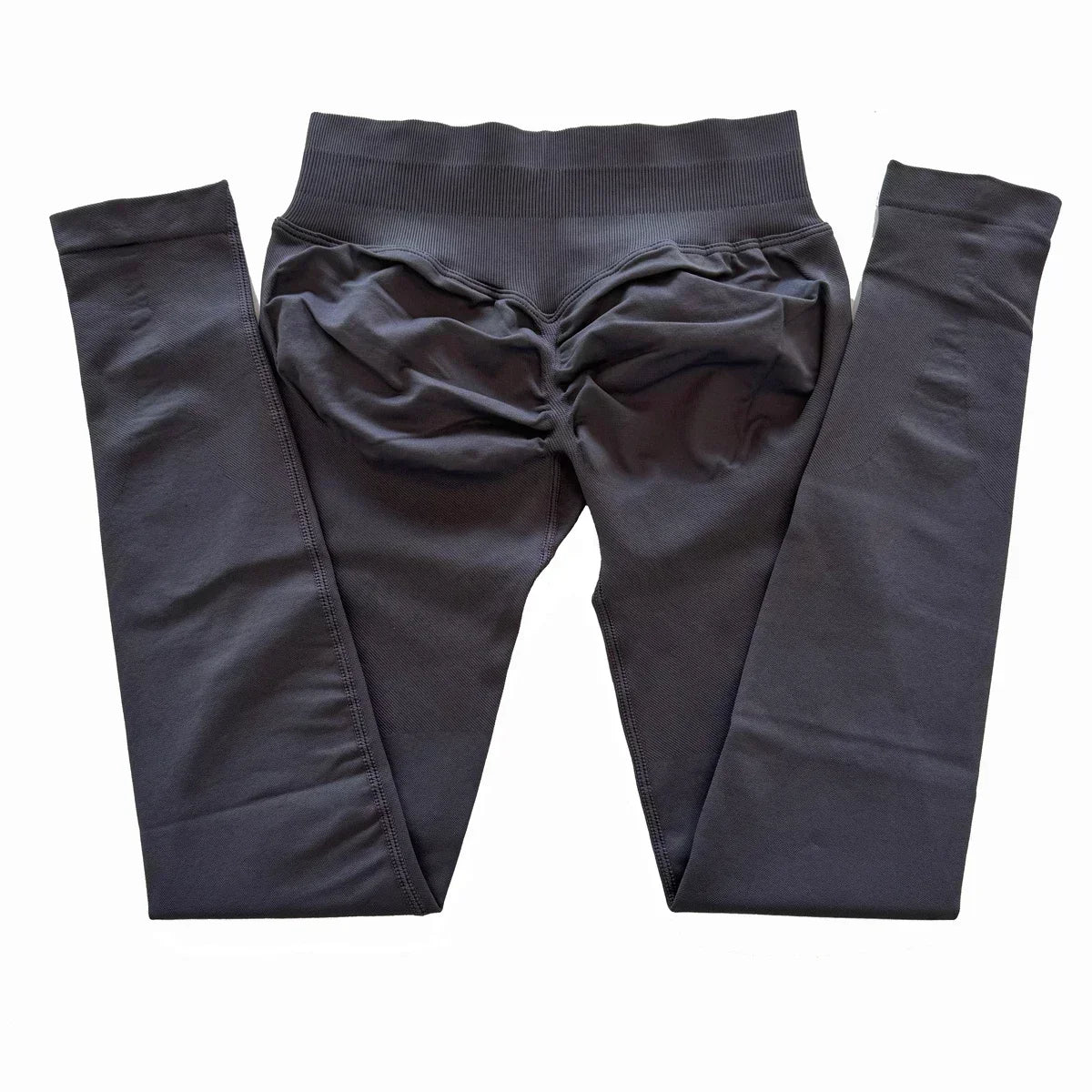 Impact Leggings for Women Low Ribbed Band Seamless Yoga Legging Scrunch Bum Gym Legging Workout Yoga Pants Push Up Sports Tights