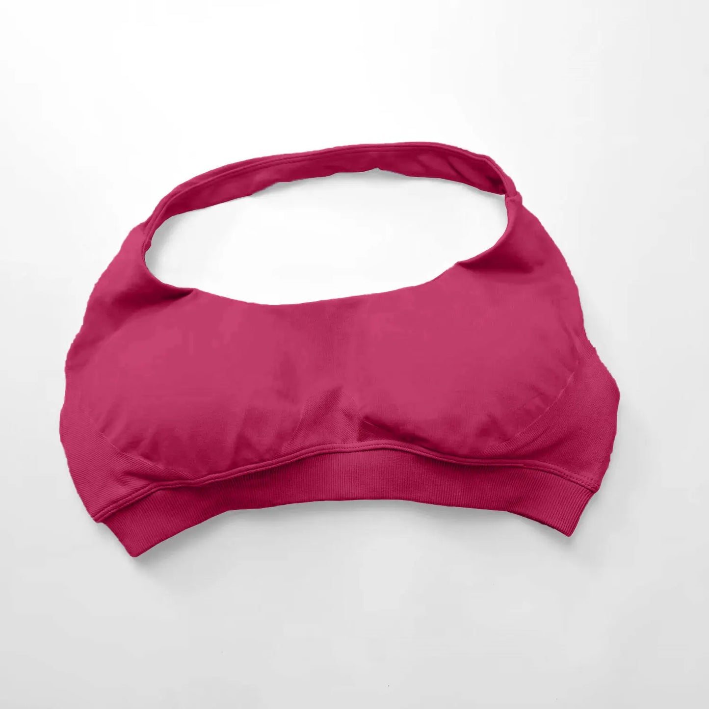 NCLAGEN Impact Sports Bra Women Seamless Halter Top High Support Push-up Open Back Gym wear Fitness Yoga Workout underwear