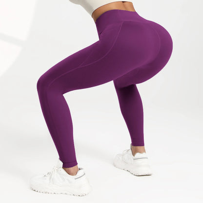 Women Pocket Yoga Leggings Fitness Running High Waist Slim Pants Push Up Sports Gym Quick Dry Jogging Casual Female Workout Pant
