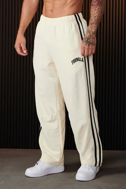 American Style Men's Sweatpants Fashion Brand Clothing Spring Autumn New Sports Casual Pants Gym Running Training Jogging Pants
