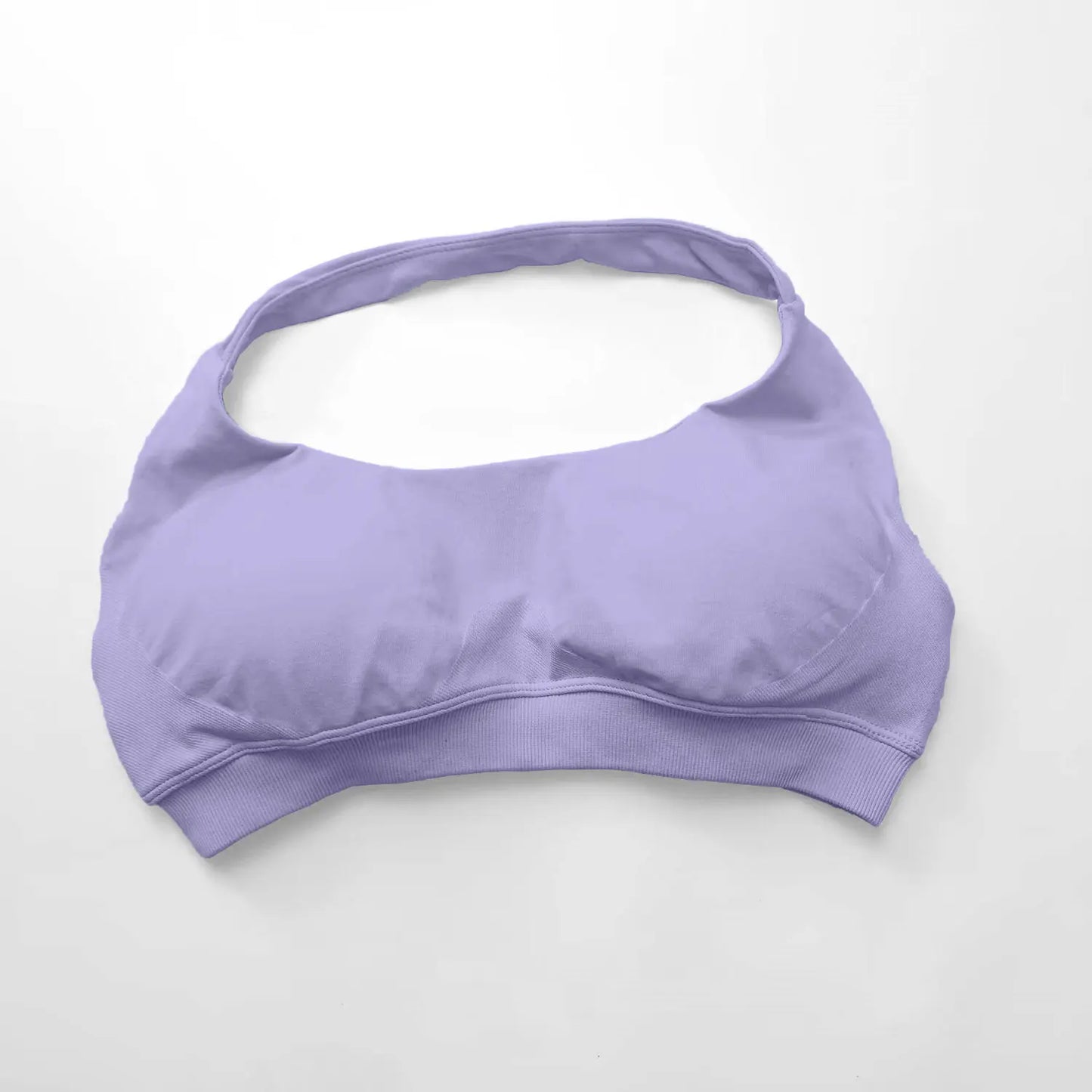 NCLAGEN Impact Sports Bra Women Seamless Halter Top High Support Push-up Open Back Gym wear Fitness Yoga Workout underwear