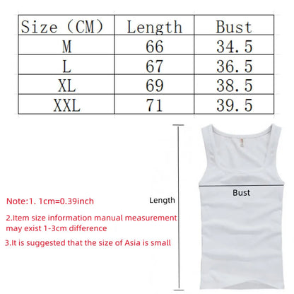 HOT Summer Plus Size Male Clothes Tank Tops 100% Pure Cotton Sleeveless Fitness T-shirt Elastic Bodybuilding Vest For Men Women