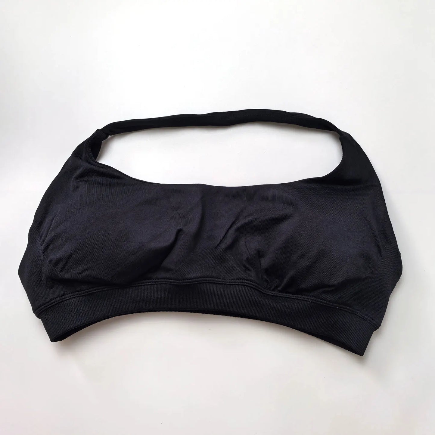 NCLAGEN Impact Sports Bra Women Seamless Halter Top High Support Push-up Open Back Gym wear Fitness Yoga Workout underwear