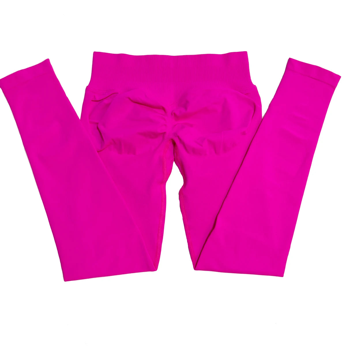 Impact Leggings for Women Low Ribbed Band Seamless Yoga Legging Scrunch Bum Gym Legging Workout Yoga Pants Push Up Sports Tights