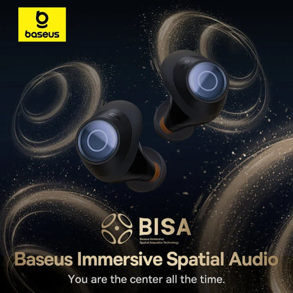 Baseus Bowie MA10 Pro ANC Wireless Earphones 48dB Hybrid ANC Bluetooth 5.3 Earbuds IPX6 Waterproof 4-Mics ENC Sports Headphones