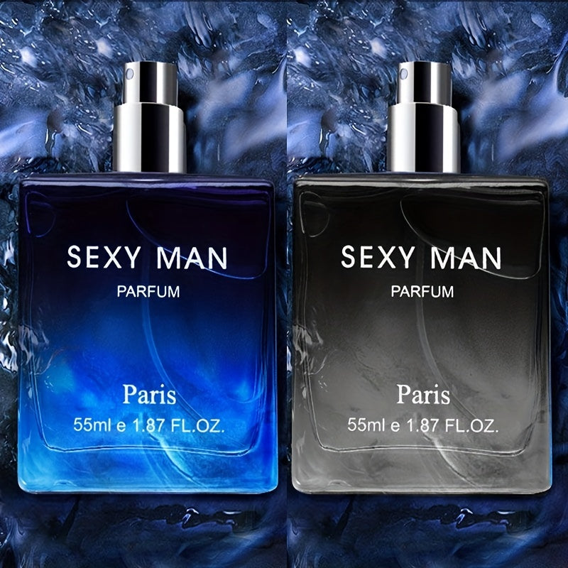 Long-lasting Cologne Perfume For Men, Temptation Manly Woody Aroma, Portable Eau De Parfum Spray For Business, Office Or Travel, Idea For Birthday Gift, 1.78 Oz Father's Day Gift