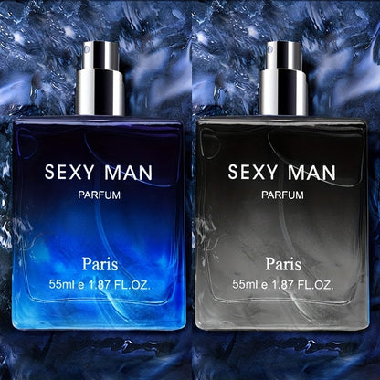Long-lasting Cologne Perfume For Men, Temptation Manly Woody Aroma, Portable Eau De Parfum Spray For Business, Office Or Travel, Idea For Birthday Gift, 1.78 Oz Father's Day Gift